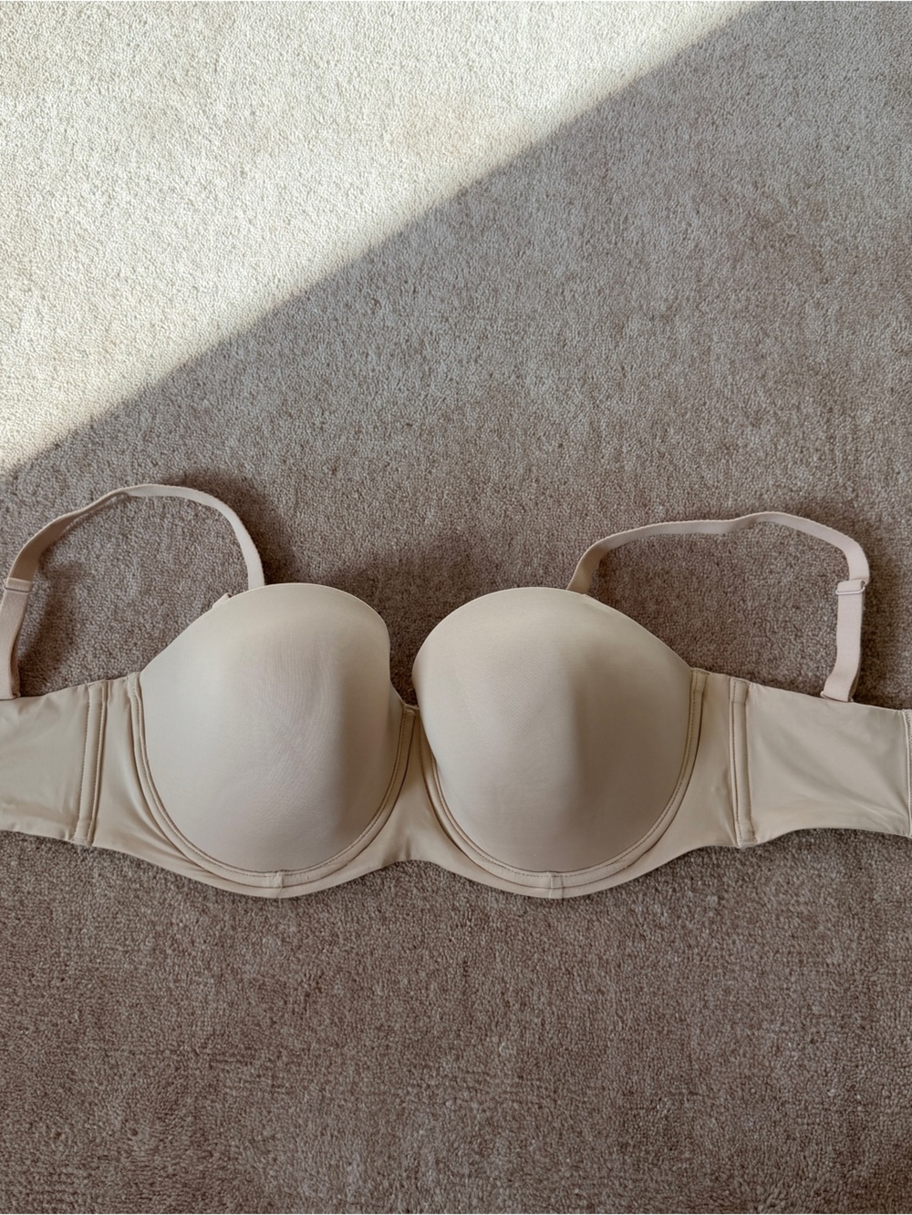 Bare Necessities Nude Strapless Convertible Molded T-Shirt Bra